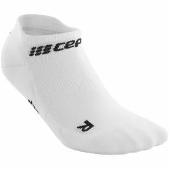 Calcetines CEP Run Compression No Show -Bicicletas comprar The Run Socks No Show white WP260R WP360R front 1