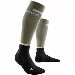 Calcetines CEP Run Compression (caña Alta) -Bicicletas comprar The Run Socks Tall olive black WP20RR WP30RR front 2