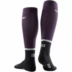 Calcetines CEP Run Compression Para Mujer (caña Alta) -Bicicletas comprar The Run Socks Tall violet black WP20SR WP30SR back 2