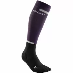 Calcetines CEP Run Compression Para Mujer (caña Alta) -Bicicletas comprar The Run Socks Tall violet black WP20SR WP30SR front 1