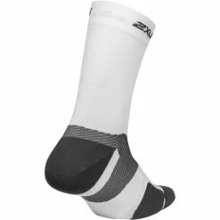 Calcetines 2XU Vectr Cushion Crew -Bicicletas comprar UA5053e WHT GRY 01