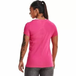 Camiseta De Manga Corta Under Armour HeatGear Armour Para Mujer -Bicicletas comprar Under Armour Women s HeatGear Armour Short Sleeve Gym Top Training Tops Pink 2 SS19 2