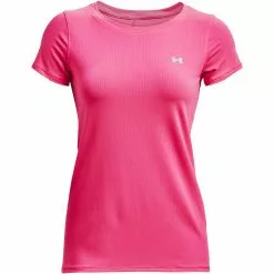 Camiseta De Manga Corta Under Armour HeatGear Armour Para Mujer -Bicicletas comprar Under Armour Women s HeatGear Armour Short Sleeve Gym Top Training Tops Pink 2 SS19