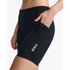 2XU Women's Aero Mid-Rise Compression 6 Inch Shorts -Bicicletas comprar WA6947b BLK SRF 20