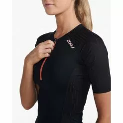 Camiseta De Triatlón Con Manga 2XU Aero Para Mujer -Bicicletas comprar WT6666a BLK HYC 21
