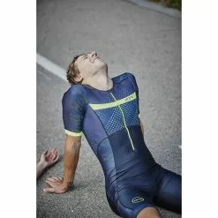 Traje De Triatlón De Manga Corta Zone3 Activate+ Revolution -Bicicletas comprar Zone3 Activate Revolution Short Sleeve Trisuit Tri Suits Black Green 2020 TS20MREV109 L 5