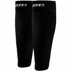 Pantorrilleras Zone3 -Bicicletas comprar Zone3 Calf Sleeves Front Black Web