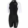Traje De Triatlón De Manga Corta Zone3 Lava Para Mujer (larga Distancia, Cremallera Integral) -Bicicletas comprar Zone3 Women s Lava Long Distance Short Sleeve Full Zip T Tri Suits Black White 2020