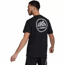 Camiseta Estampada Adidas Terrex Mountain -Bicicletas comprar adidas Terrex Mountain Graphic Tee T Shirts Black SS22 GP0019S 0