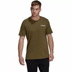 Camiseta Estampada Adidas Terrex Mountain -Bicicletas comprar adidas Terrex Mountain Graphic Tee T Shirts focus olive SS22 HE1768S 0