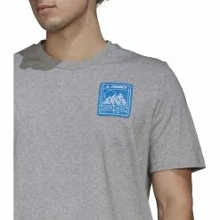 Camiseta Adidas Terrex Patch Mountain -Bicicletas comprar adidas Terrex Patch Mountain Tee T Shirts Medium Grey Heather SS22 H58506S 2