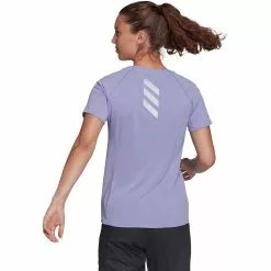 Camiseta Adidas ADI Runner Para Mujer -Bicicletas comprar adidas Women s ADI Runner Tee Short Sleeve Running Tops light purple SS22 HB9282XS 1