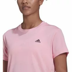 Camiseta Adidas W SL Para Mujer -Bicicletas comprar adidas Women s W SL Tee Training Tops light pink black SS22 HE6751XS 3