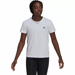 Camiseta Adidas W SL Para Mujer -Bicicletas comprar adidas Women s W SL Tee Training Tops white black SS22 GS8797XS 0