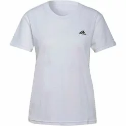 Camiseta Adidas W SL Para Mujer -Bicicletas comprar adidas Women s W SL Tee Training Tops white black SS22 GS8797XS