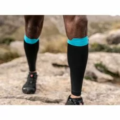 Protectores De Pantorrillas Compressport R2 Oxygen -Bicicletas comprar compressport R2 oxygen calf sleeve compression black SU00003B 05