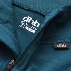 Camiseta Interior De Manga Larga Dhb Merino (M_200, Con Cremallera) 34 Camiseta Interior De Manga Larga Dhb Merino (M_200, Con Cremallera) -Bicicletas comprar dhb Merino Long Sleeve Zip Neck Base Layer M 200 Base Layers Blue AW21 NU0471BLUEL 1