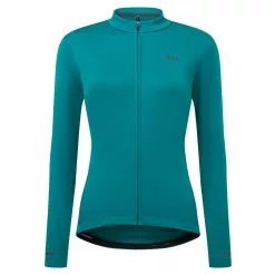 Maillot Térmico De Manga Larga Dhb Para Mujer -Bicicletas comprar dhb Women s Long Sleeve Thermal Cycling Jersey Jerseys Turquoise AW21 SK0368TURQUOISEUK 8