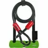Candado D-Lock Con Cable Abus Ultra 410 (230 Mm) -Bicicletas comprar prod172591 Black Green NE 01