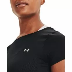 Camiseta De Manga Corta Under Armour HeatGear Armour Para Mujer -Bicicletas comprar s7.V5 1328964 001 COLLAR