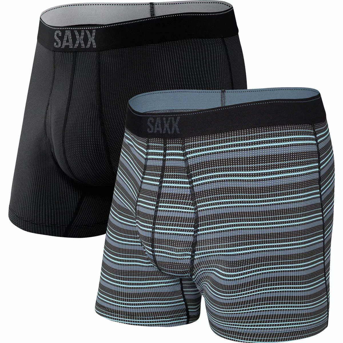 SAXX Quest Quick Dry Mesh Boxer Brief 2 Pack 3 SAXX Quest Quick Dry Mesh Boxer Brief 2 Pack